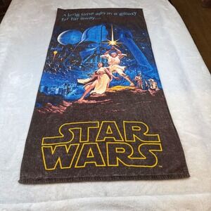 Star Wars Classic Movie Poster Bath Towel Darth Vader Luke Princess Leia